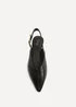 Linzi Lorna Black Faux Leather Ballet Flats - 3 Image 4