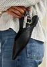 Linzi Lorna Black Faux Leather Ballet Flats - 3 Image 1