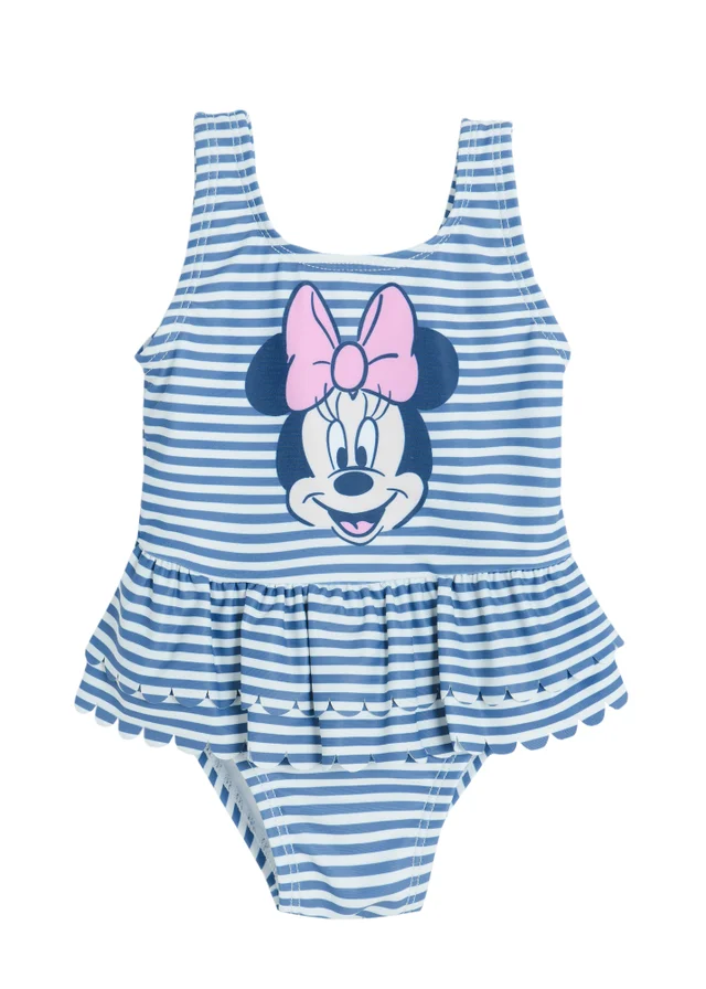 Cool Club Navy Minnie Mouse Peplum Swimsuit (3-36 Months))