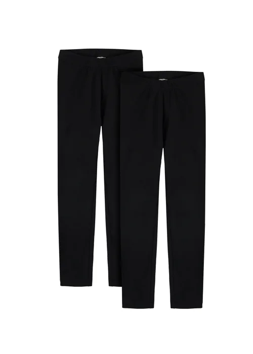 Cool Club Black 2-Pack Black Legging (2-8 yrs) - 7 Yrs Image 1