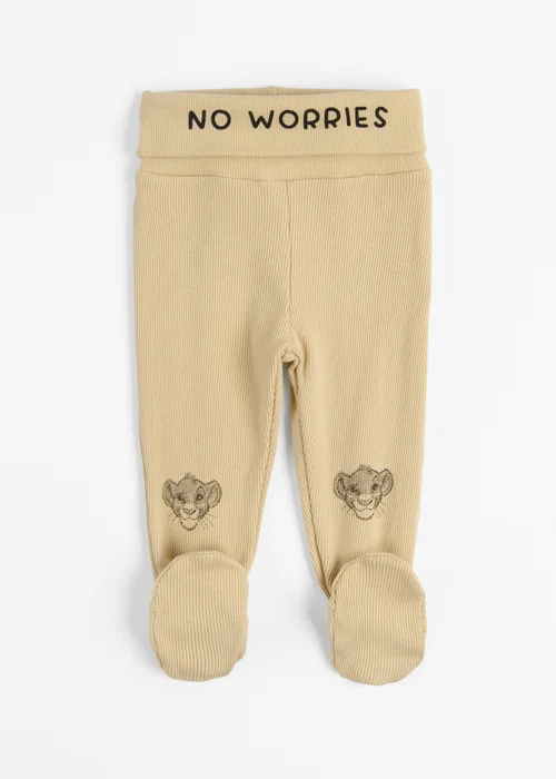 Cool Club Blue 2-Pack Lion King Footed Trousers (1-9 mnths) - 6-9 months Image 2