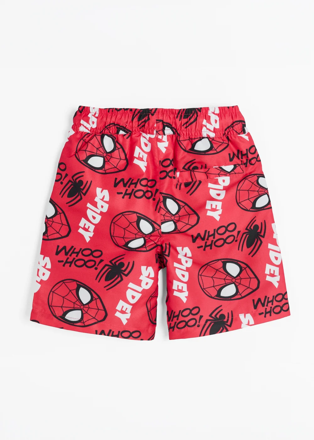 Cool Club Red Spiderman Illustrated All-Over Print Swim Shorts (3-9 yrs) - 6 Yrs Image 2