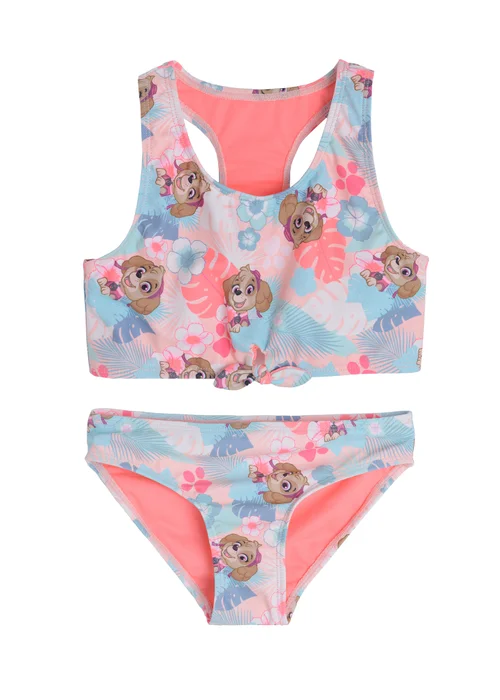 Cool Club Light Blue Paw Patrol Leaf & Hawaiian Flower Bikini Set (2-7 yrs) - 6 Yrs Image 1