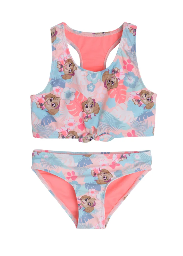 Cool Club Light Blue Paw Patrol Leaf & Hawaiian Flower Bikini Set (2-7 yrs)