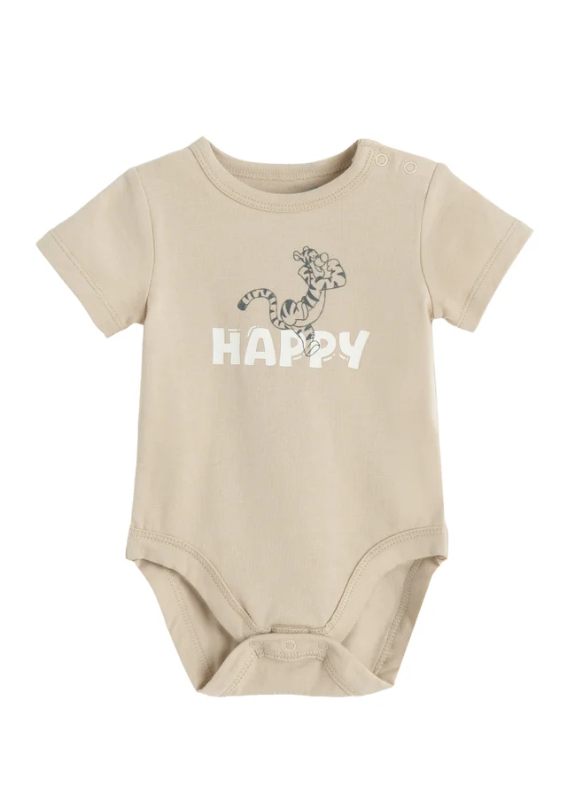 Cool Club Beige 2-Pack Disney Character Short Sleeve Bodysuits (2-24 mnths)