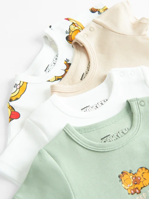 Cool Club Mint 4-Pack Character Short Sleeve Bodysuits (2-36 mnths) - 2 Yrs Image 2