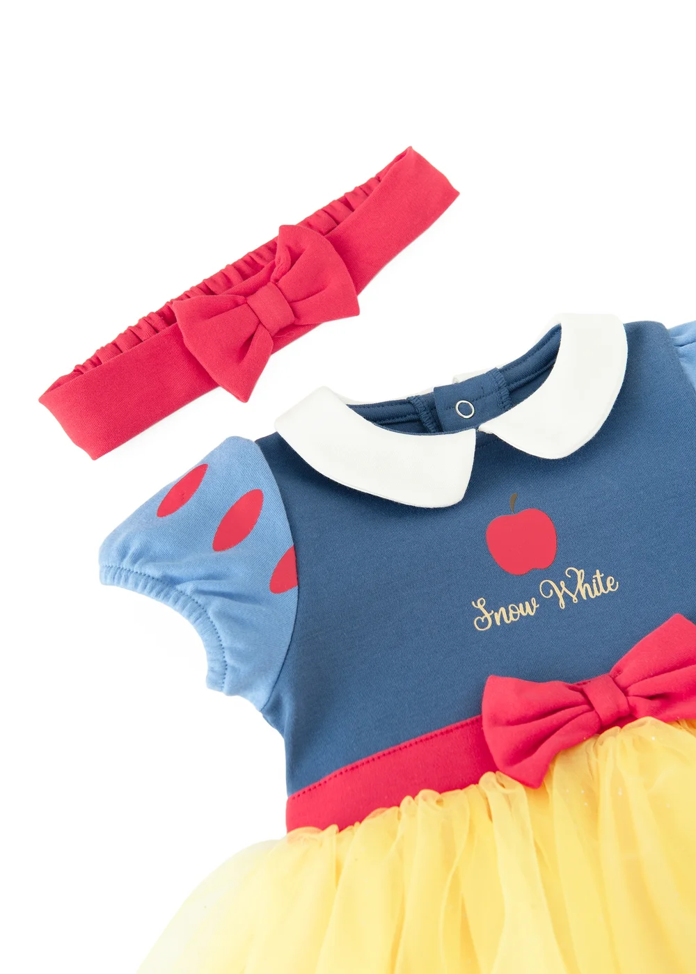 Cool Club Blue Snow White Character Bodysuit with Skirt (1-24 mnths) - 1-1.5 Yrs Image 4