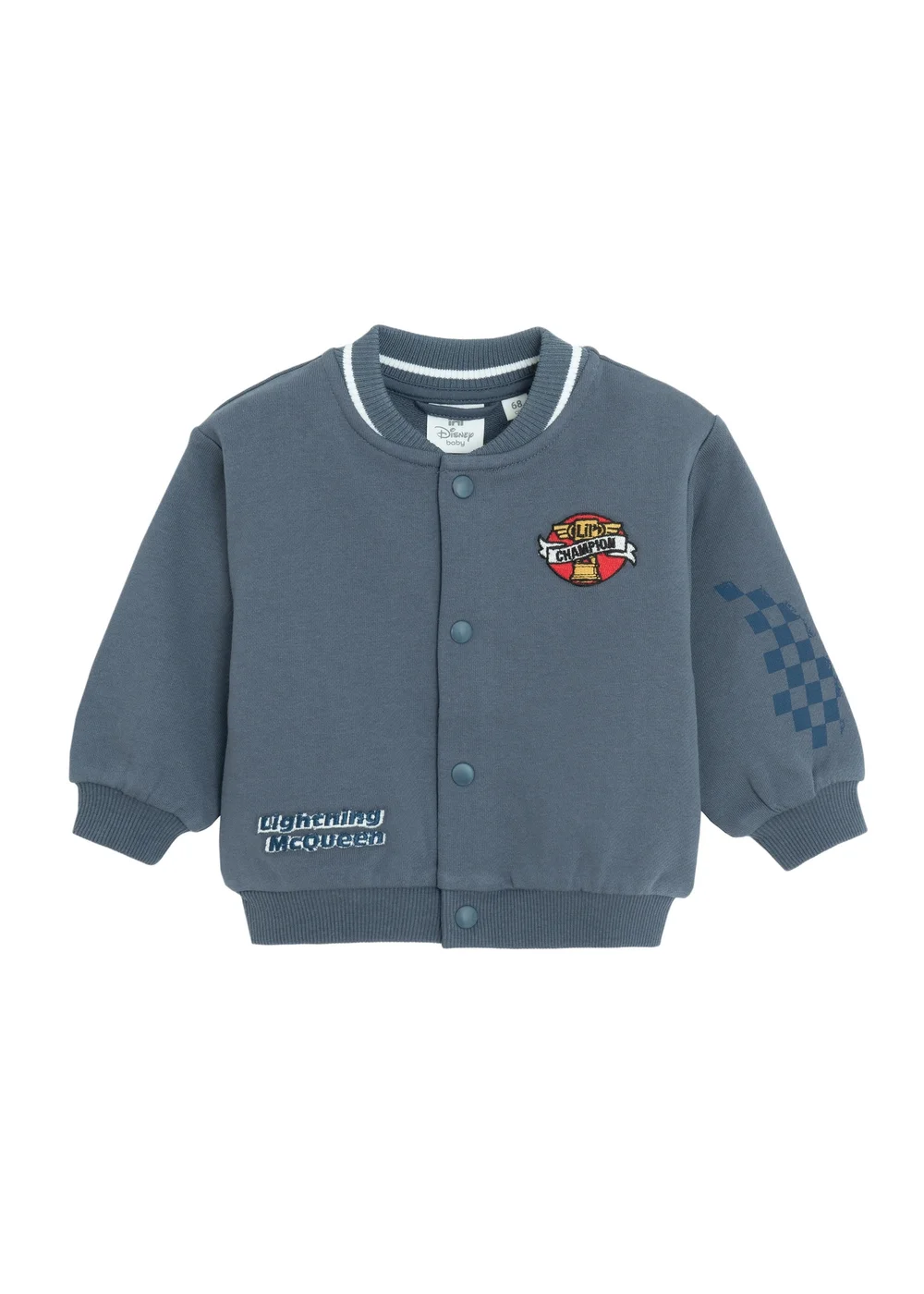 Cool Club Blue Lightning McQueen Bomber Jacket (3-24 mnths) - 6-9 months Image 1
