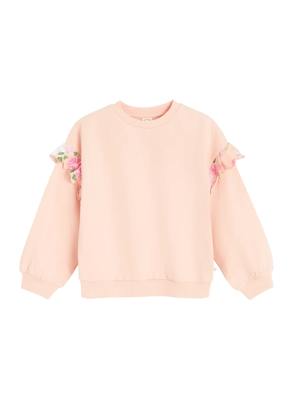 Cool Club Soft Pink Floral Print Jumper and Wide Leg Trousers Set (2-8 yrs) - 3 Yrs Image 3