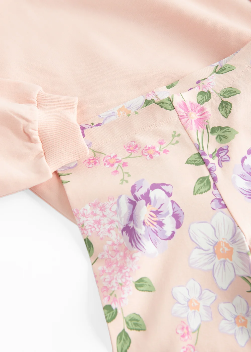 Cool Club Soft Pink Floral Print Jumper and Wide Leg Trousers Set (2-8 yrs) - 3 Yrs Image 2