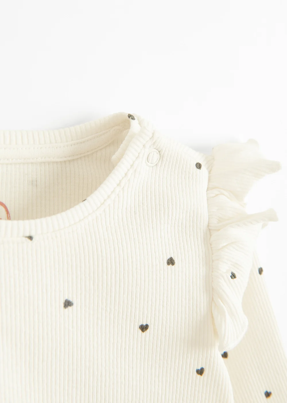 Cool Club White Polka Dot Long Sleeve T-Shirt (3-24 mnths) - 3-6 months Image 3