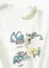 Cool Club White Long Sleeve Car Print Sweatshirt (3-24 mnths) - 1-1.5 Yrs Image 2