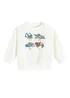 Cool Club White Long Sleeve Car Print Sweatshirt (3-24 mnths) - 1-1.5 Yrs Image 1