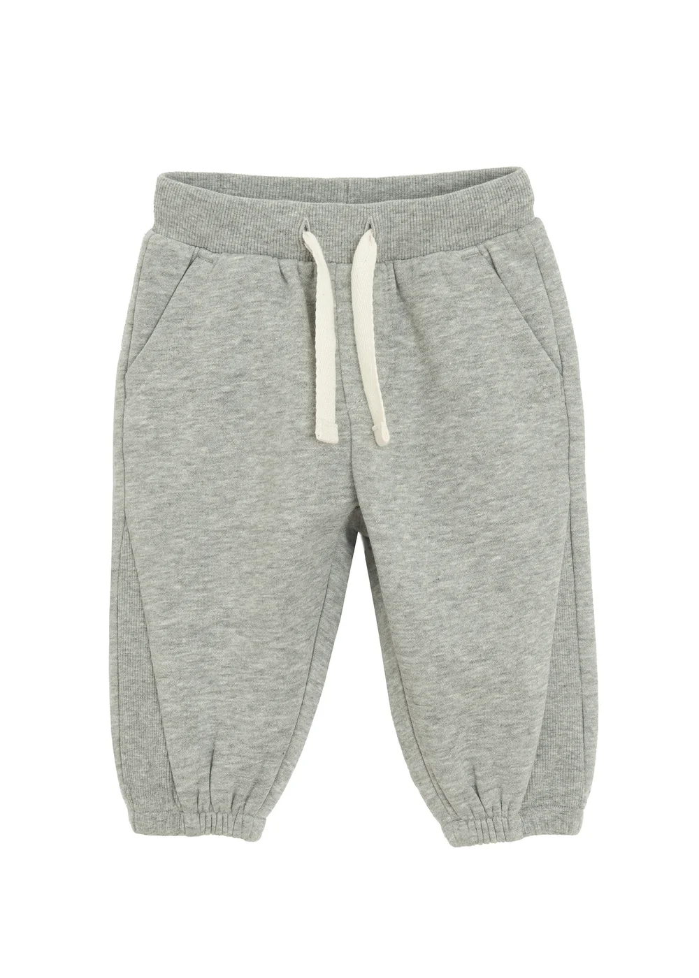Cool Club Grey 2-Pack Basic Drawstring Waist Joggers (2-18 mnths) - 9-12 months Image 4