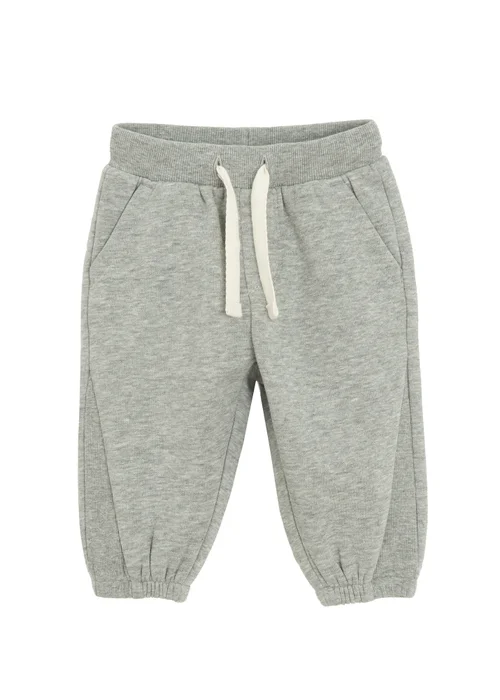 Cool Club Grey 2-Pack Basic Drawstring Waist Joggers (2-18 mnths) - 9-12 months Image 4