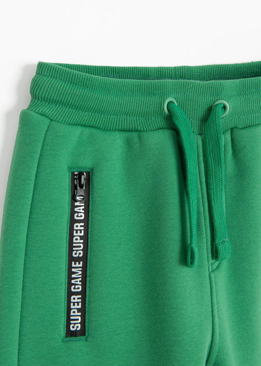 Cool Club Green Basic Joggers with Drawstring Waist (3-8 yrs) - 3 Yrs Image 3