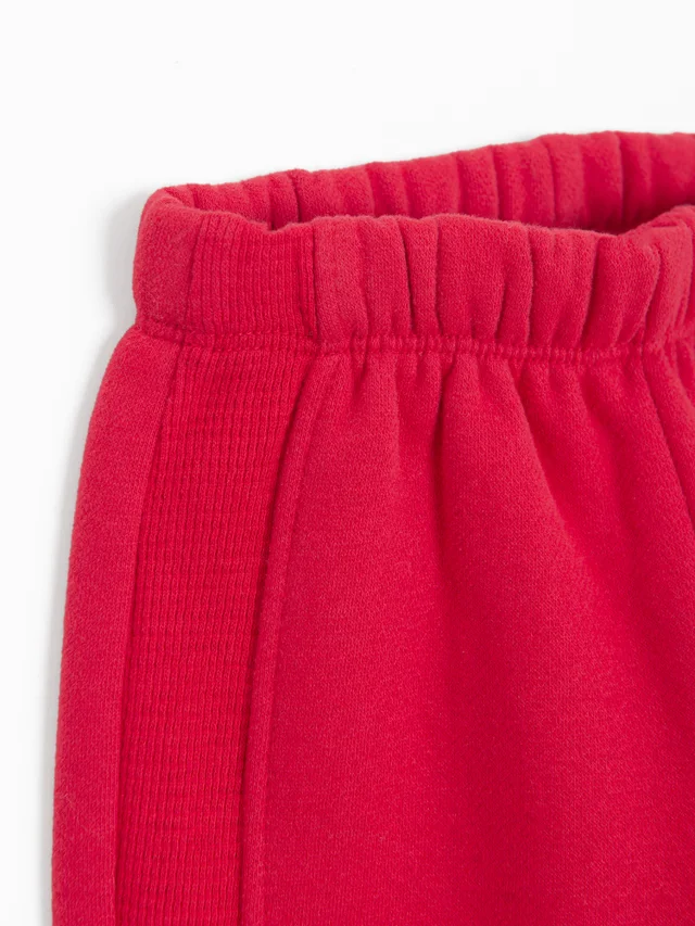 Cool Club Red Panelled Wide Leg Jogging Pants (2-18 mnths)