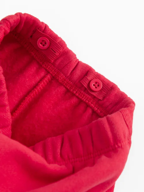 Cool Club Red Panelled Wide Leg Jogging Pants (2-18 mnths) - 9-12 months Image 4