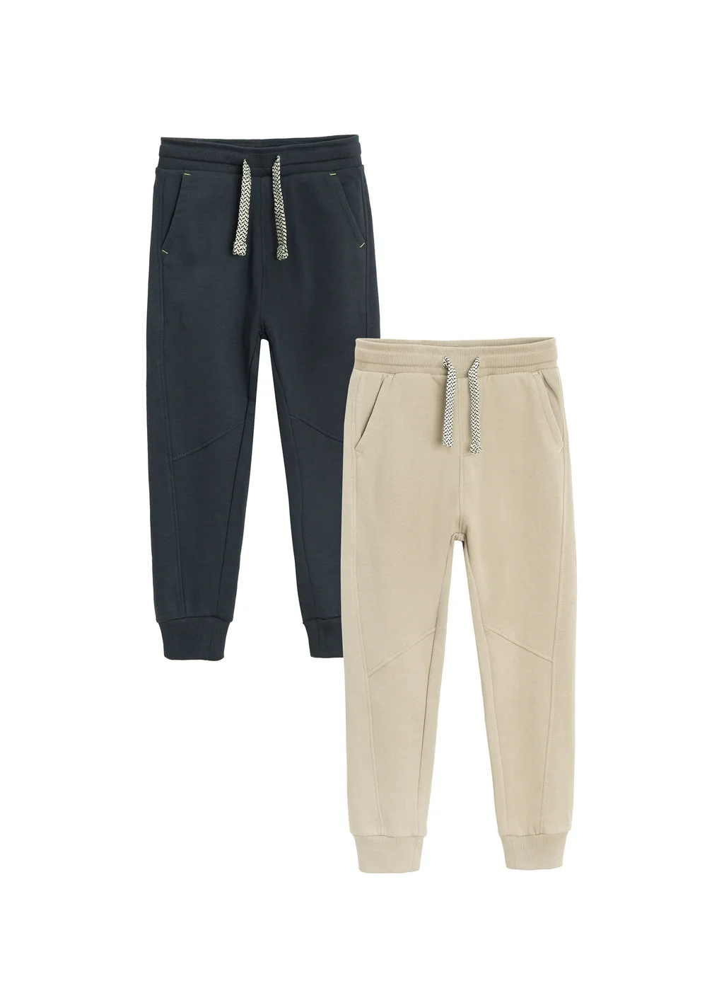 Cool Club Navy 2-Pack Basic Drawstring Waist Joggers (3-9 yrs) - 3 Yrs Image 1