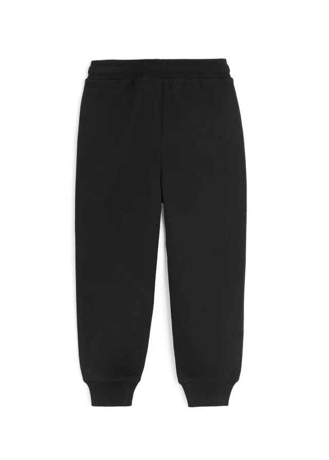 Cool Club Black Basic Joggers with Drawstring Waist (3-8 yrs)
