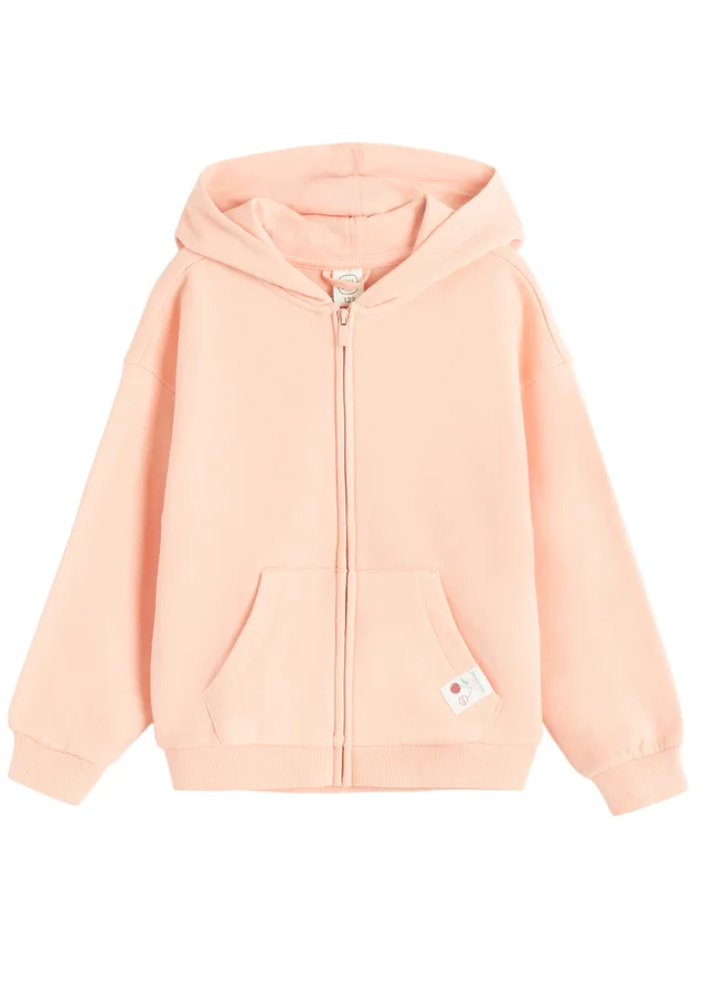 Cool Club Orange Zip-Up Cherry Hoodie (2-8 yrs)