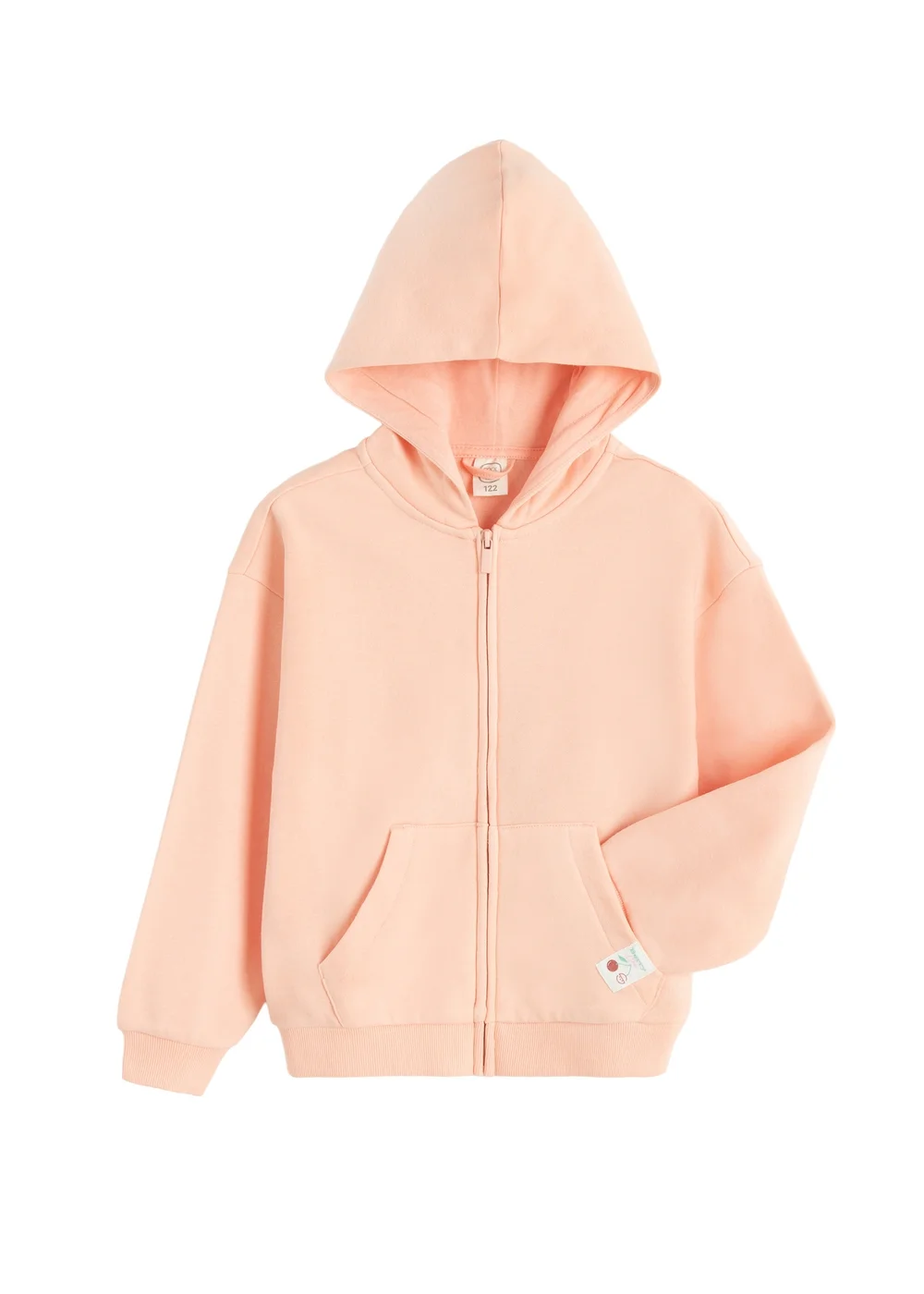 Cool Club Orange Zip-Up Cherry Hoodie (2-8 yrs) - 7 Yrs Image 2