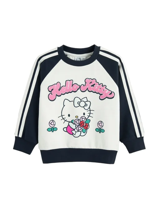Cool Club White Hello Kitty Character Long Sleeve Sweatshirt (3-8 yrs) - 6 Yrs Image 1