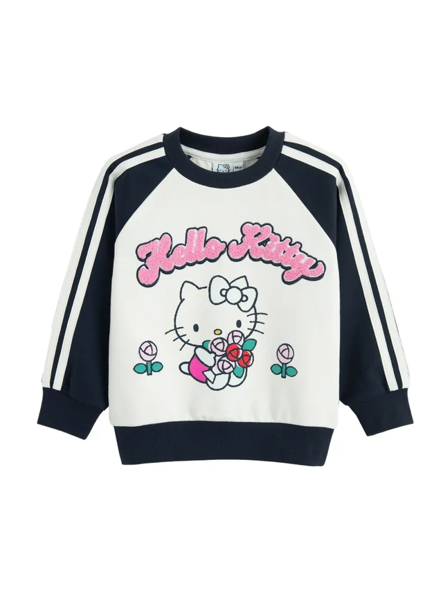 Cool Club White Hello Kitty Character Long Sleeve Sweatshirt (3-8 yrs)