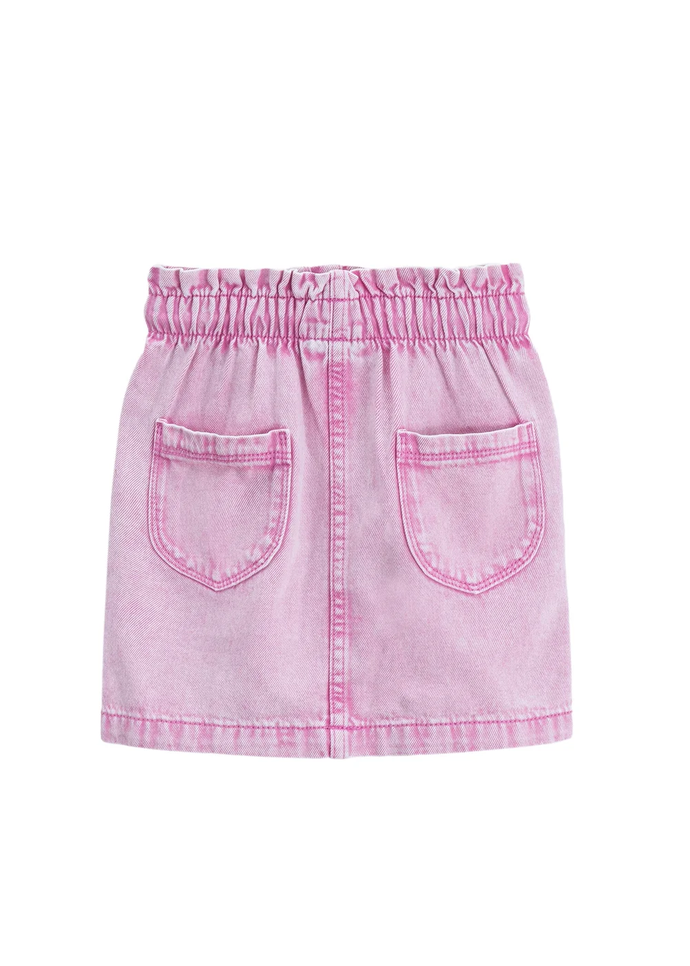 Cool Club Pink Garment-Washed Denim Mini Skirt (3-8 yrs) - 8 Yrs Image 2