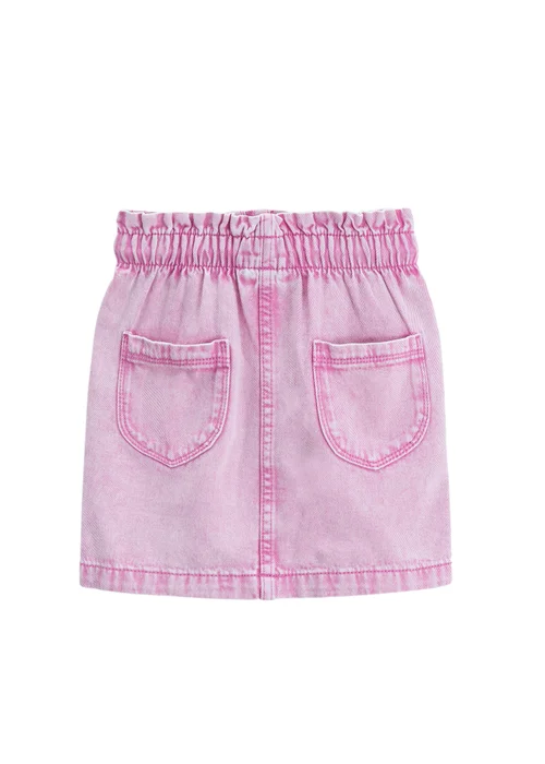 Cool Club Pink Garment-Washed Denim Mini Skirt (3-8 yrs) - 8 Yrs Image 2