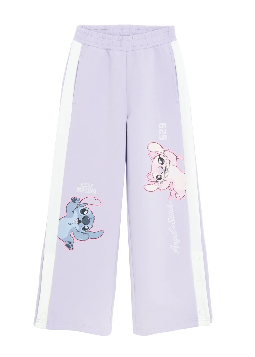 Cool Club Purple Disney Stitch and Angel Joggers (3-8 yrs) - 6 Yrs Image 1