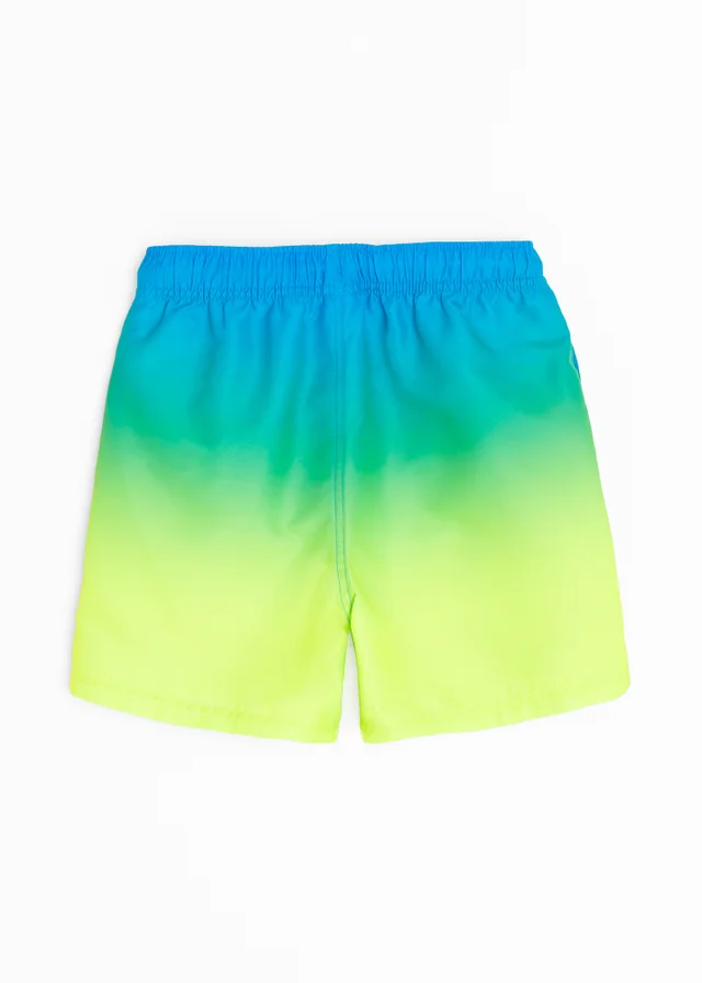 Cool Club Blue Gradient Drawstring Waist Swim Shorts (2-9 yrs)