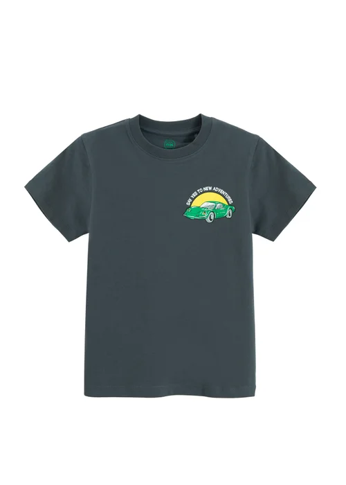 Cool Club White 3-Pack Short Sleeve Car Printed T-Shirts (3-8 yrs) - 3 Yrs Image 4