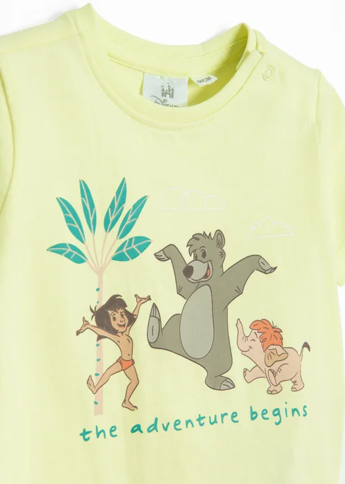 Cool Club Yellow The Jungle Book Character Short Sleeve T-Shirt (3-24 mnths) - 9-12 months Image 2