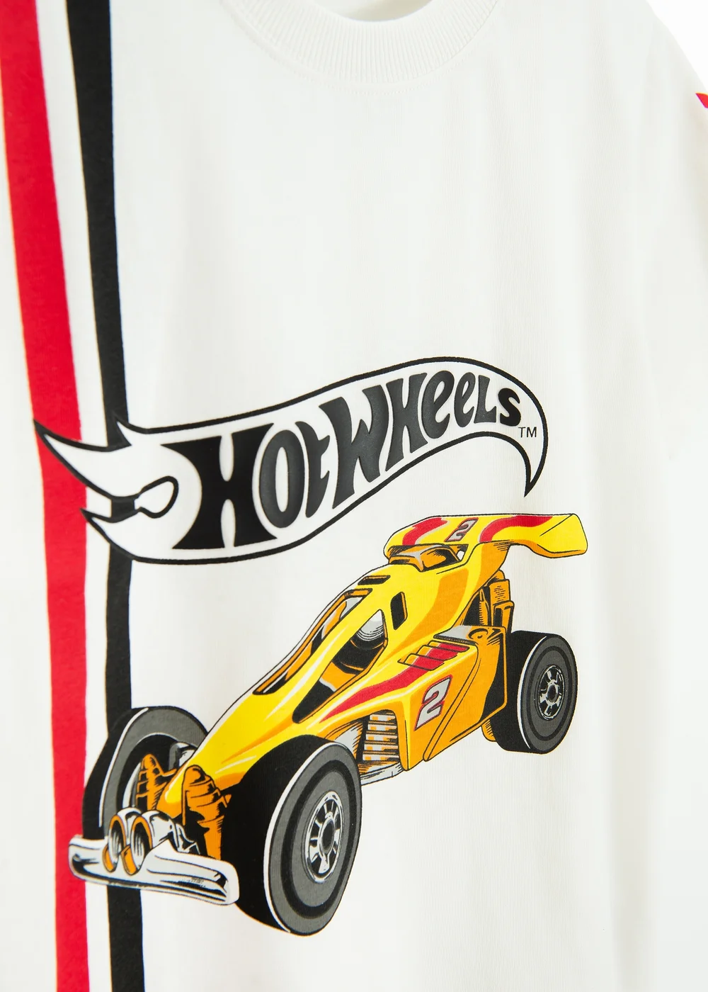 Cool Club White Hot Wheels Short Sleeve Printed T-Shirt (2-8 yrs) - 2 Yrs Image 2