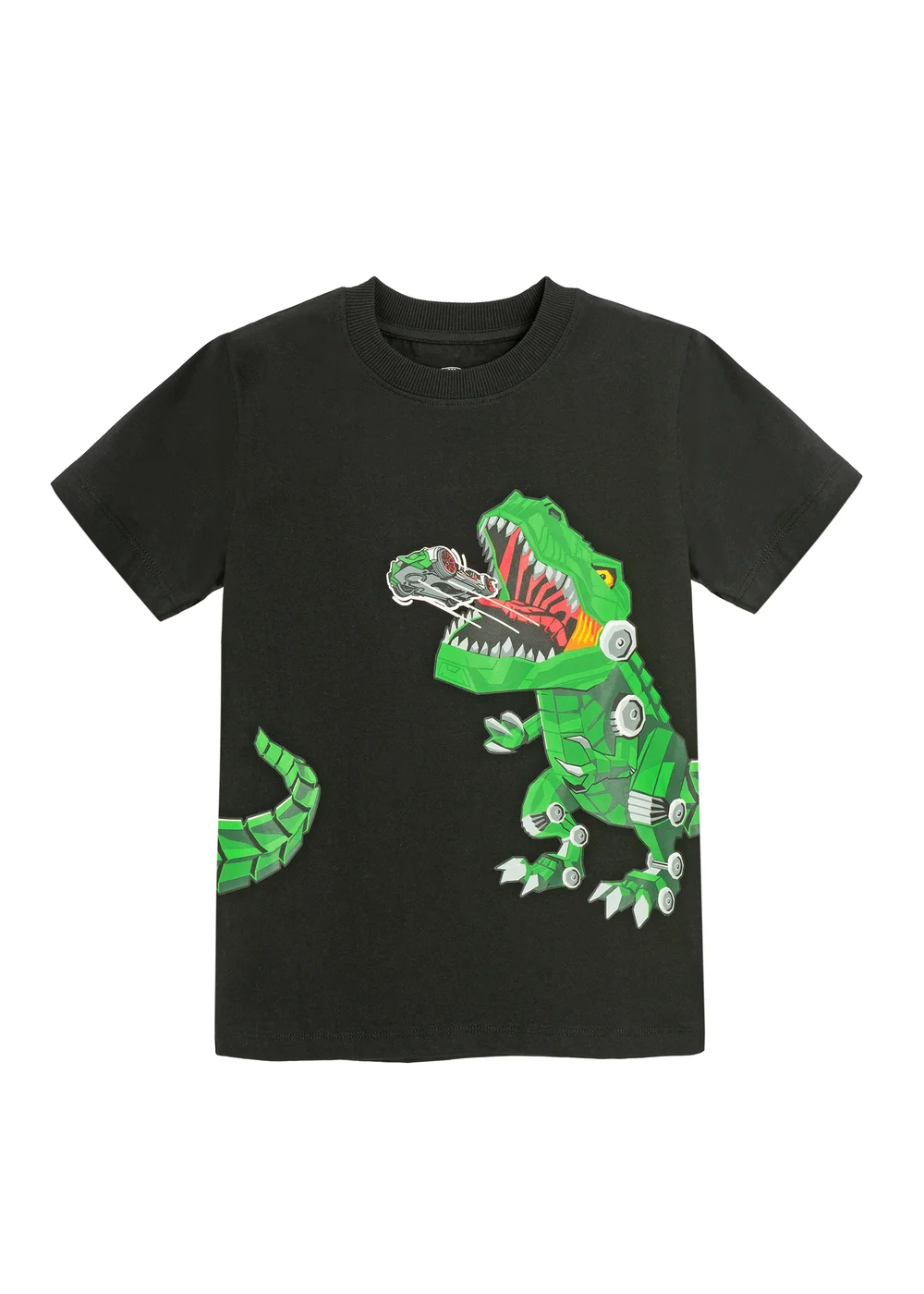 Cool Club Black Hot Wheels Short Sleeve 2-Pack Printed T-Shirts (2-8 yrs) - 7 Yrs Image 4