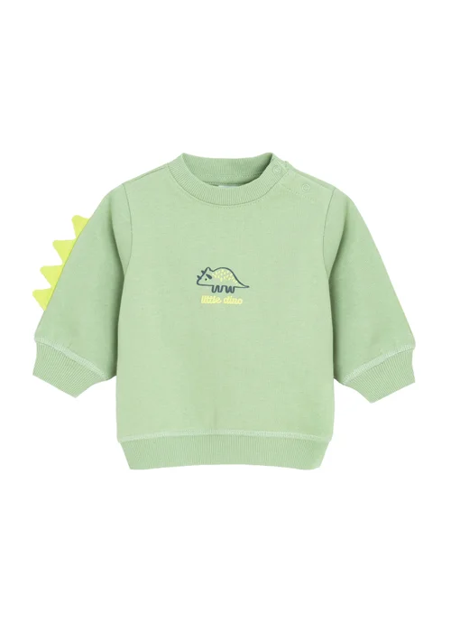 Cool Club green Dinosaur 3D Spike Long Sleeve T-Shirt (2-18 mnths) - 2 Yrs Image 1