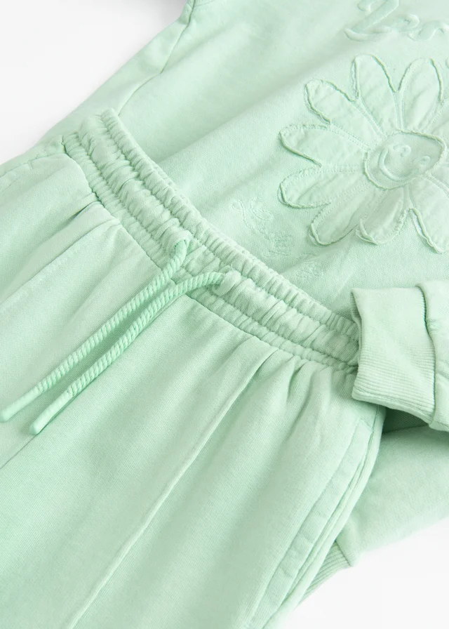 Cool Club Green Daisy Graphic Loungewear Set (2-8 yrs)