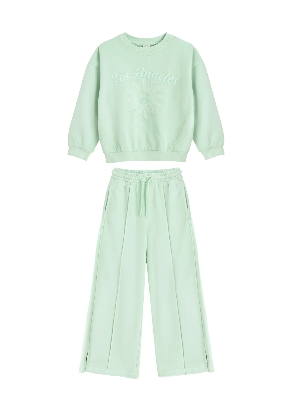 Cool Club Green Daisy Graphic Loungewear Set (2-8 yrs) - 4 Yrs Image 1