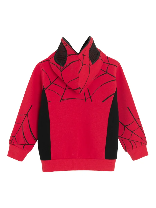 Cool Club Red Spider-Man Zip-Up Hoodie (2-9 yrs)