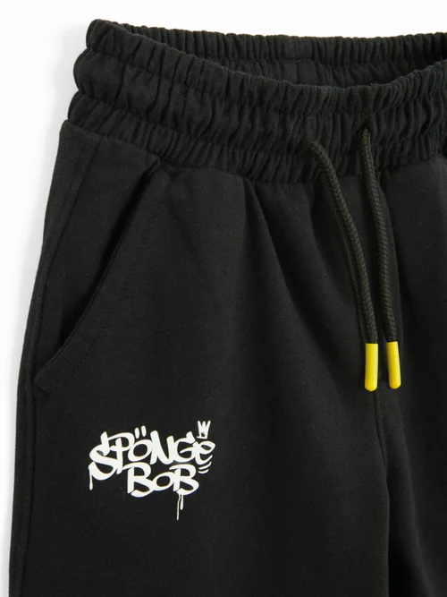 Cool Club Black Spongebob Joggers (3-8 yrs) - 3 Yrs Image 3