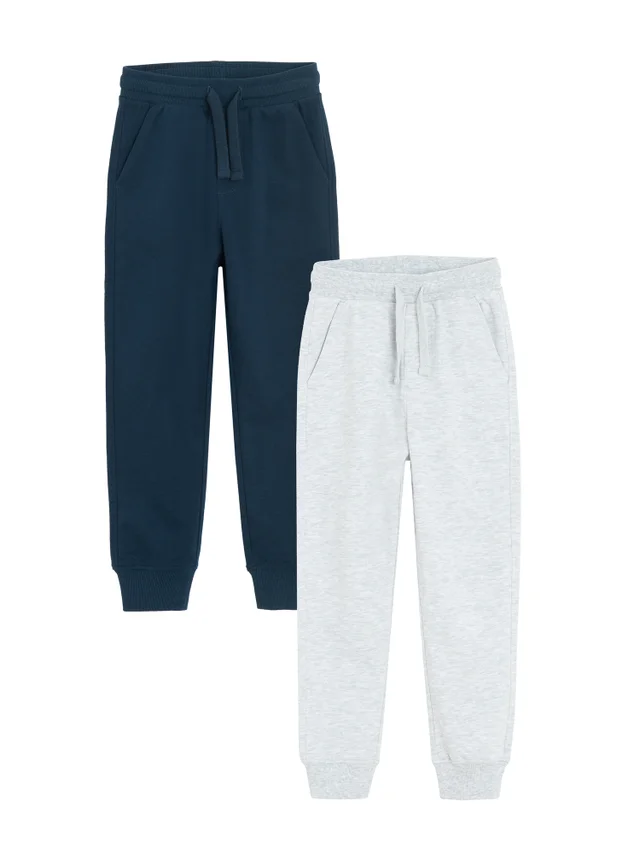 Cool Club Navy 2-Pack Basic Drawstring Waist Joggers (3-8 yrs)