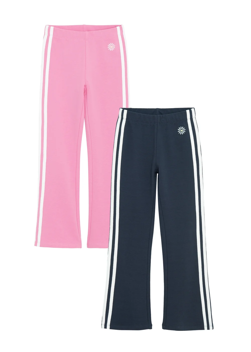 Cool Club Navy 2-Pack Flared Leggings (3-8 yrs) - 3 Yrs Image 1