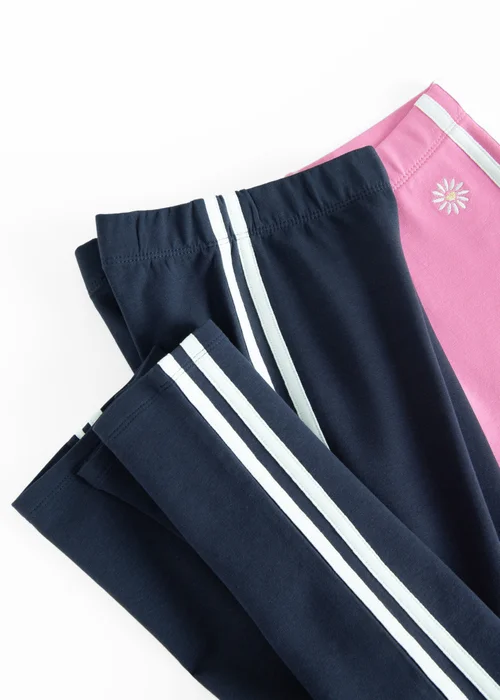 Cool Club Navy 2-Pack Flared Leggings (3-8 yrs) - 3 Yrs Image 4