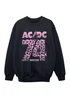 Ada & Ted ACDC 74 Leopard Girls Black Graphic Sweatshirt (3-13 Years) - 9-11 Yrs Image 1