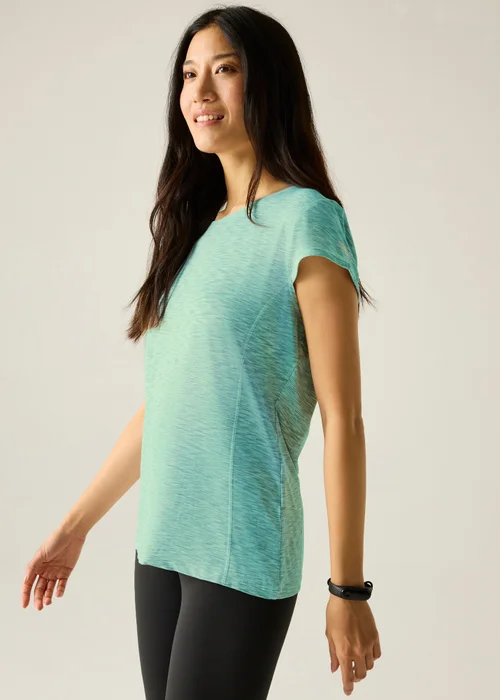 Regatta Ice Green Hyperdimension II Quick Drying, UPF 50 T-Shirt - 8 Image 1