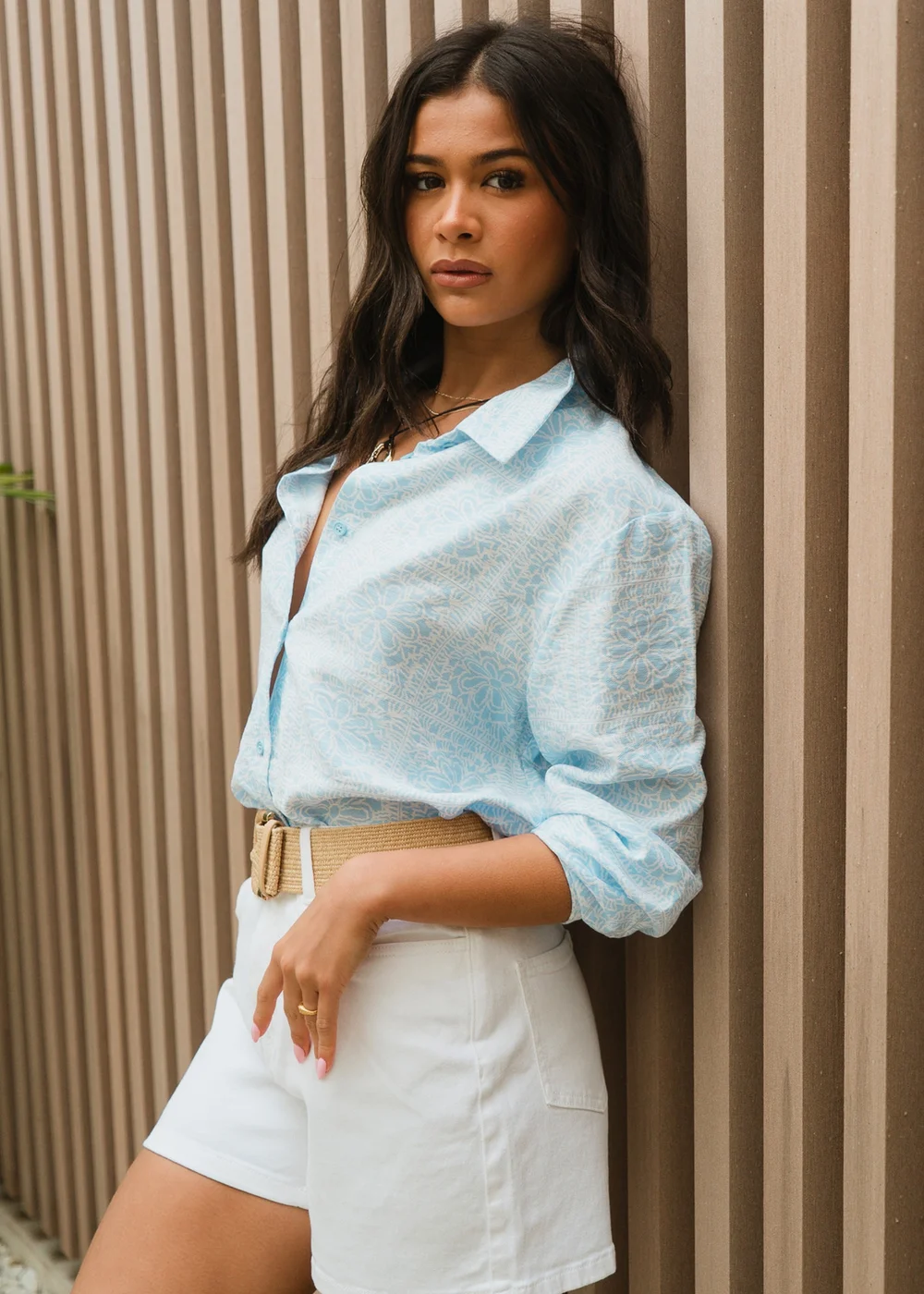 Gini London White Denim Shorts - 16 Image 5