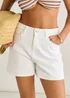 Gini London White Denim Shorts - 16 Image 3