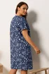 Yours Blue Celestial Placket Nightdress - 34-36 Image 3
