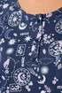 Yours Blue Celestial Placket Nightdress - 34-36 Image 4